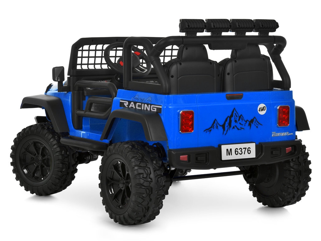 Електромобіль двомісний дитячий  Джип Bambi Racer, 4×45W, 1х12V/10AH, Bluetooth, USB, TF, EVA