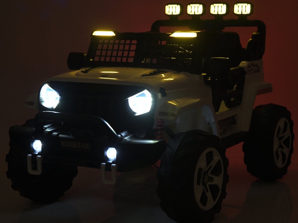Електромобіль Джип M 6380EBLR-1(24V), р/к2,4G, 1х24V/8AH, 4х45W, MP3, USB, TF, Bluetooth, EVA