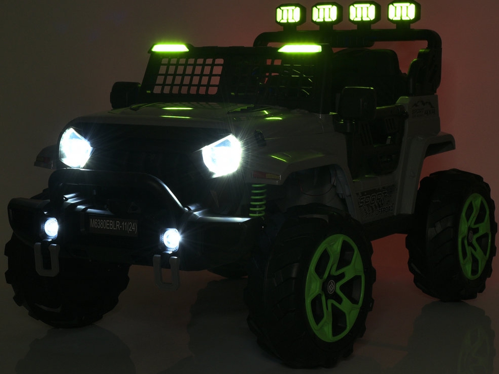 Електромобіль Джип M 6380EBLR-11(24V), р/к2,4G, 1х24V/8AH, 4х45W, MP3, USB, TF, Bluetooth, EVA