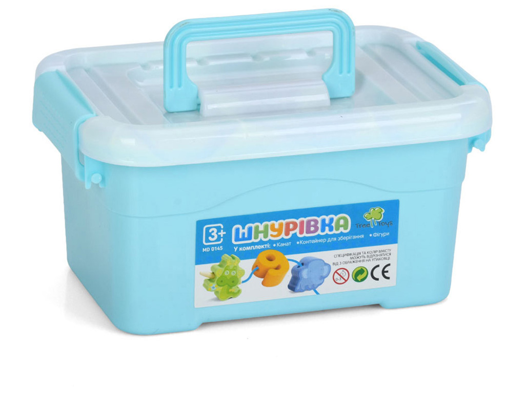 Шнуровка деревянная с фигурками MD 0145, набор для нанизывания, 2 вида, Tree Toys