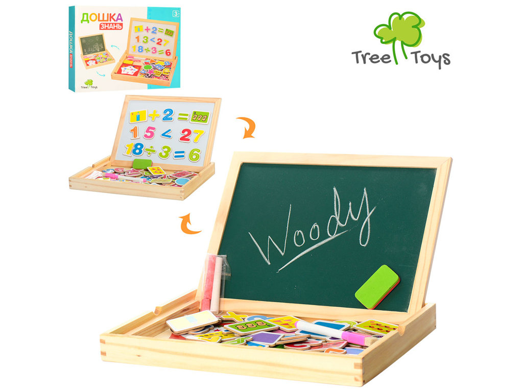 Деревянная игрушка Досточка магнитная. Tree Toys MD 0694