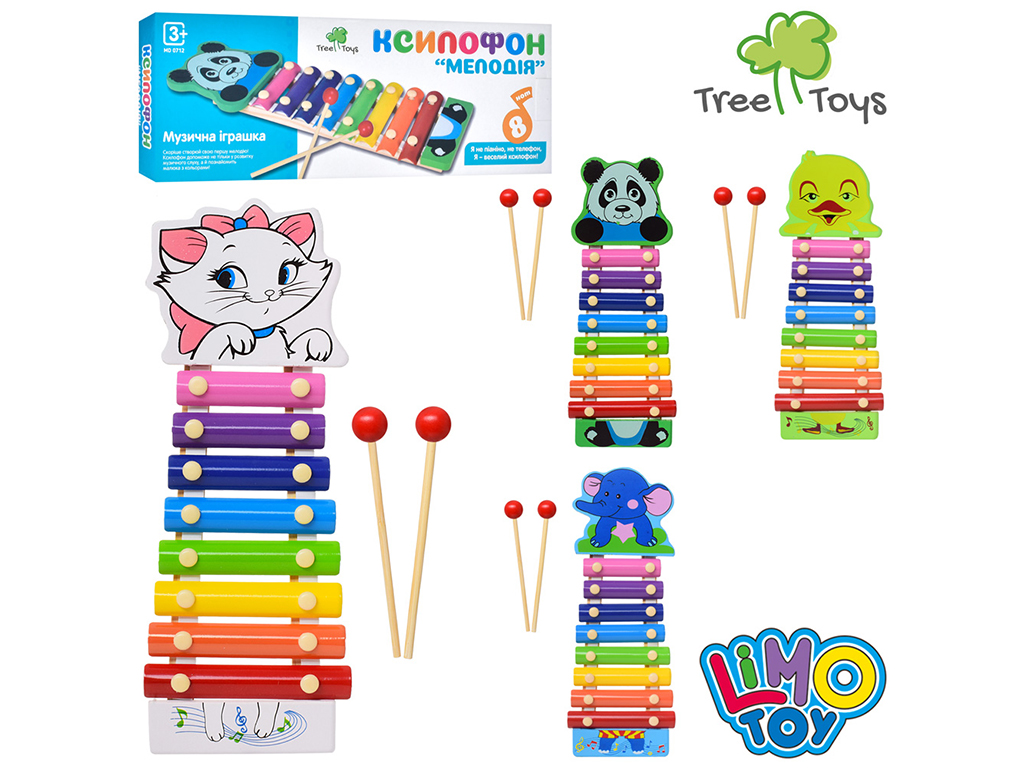 Деревянная игрушка Ксилофон, Tree Toys