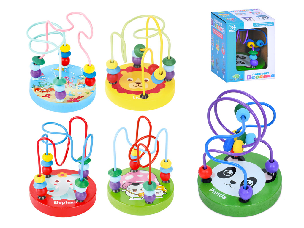 Деревянная игрушка Лабиринт на проволоке 11 см. Tree Toys MD 0810