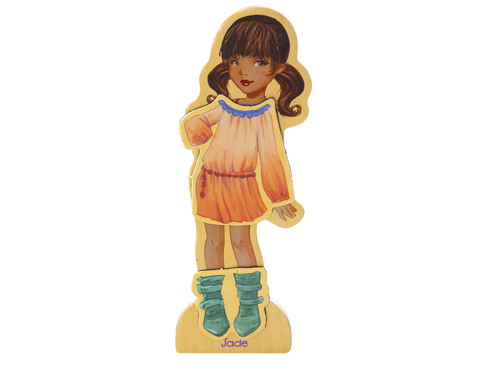 Дерев'яна іграшка Гардероб магнітний. Tree Toys MD 1076