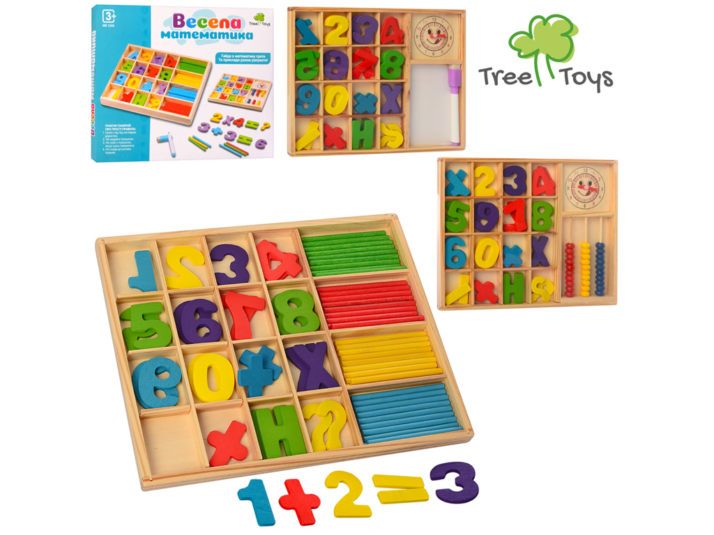 Дерев'яна іграшка Набір першокласника. Tree Toys MD 1 245