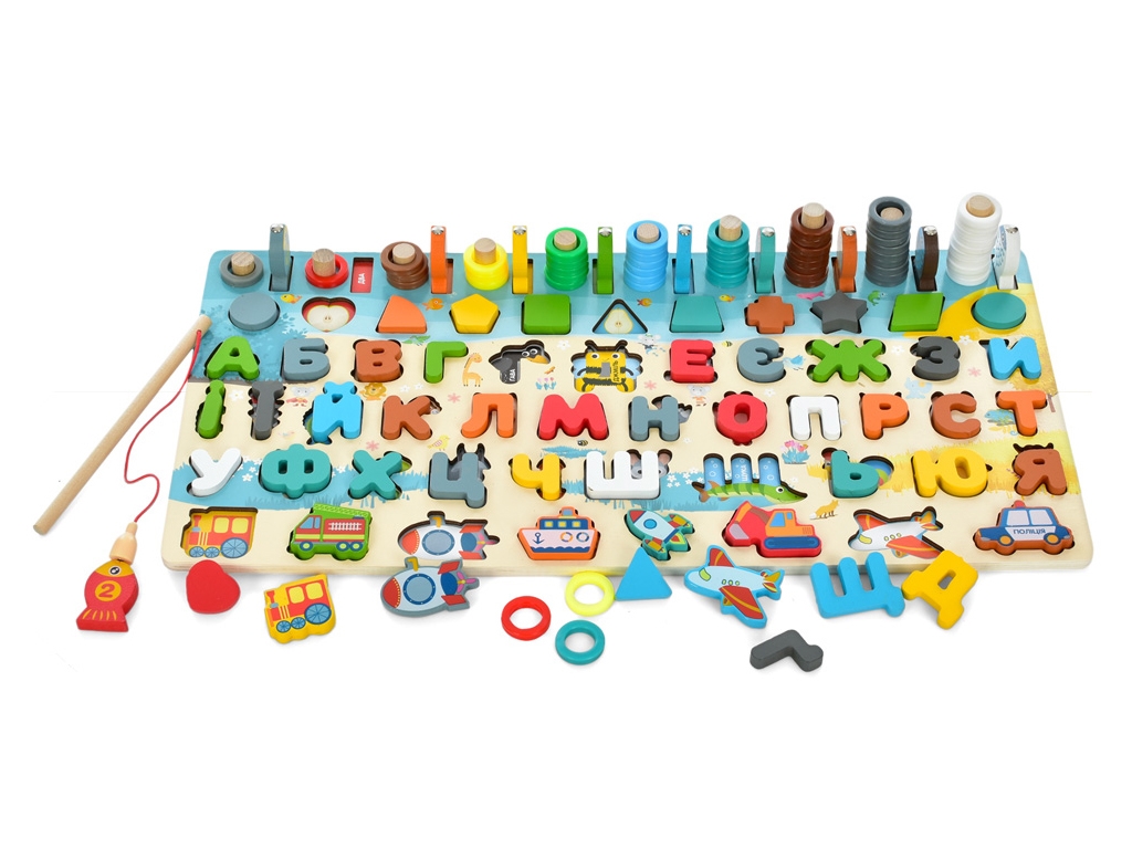 Деревянная игрушка Центр развивающий. Tree Toys MD 1697