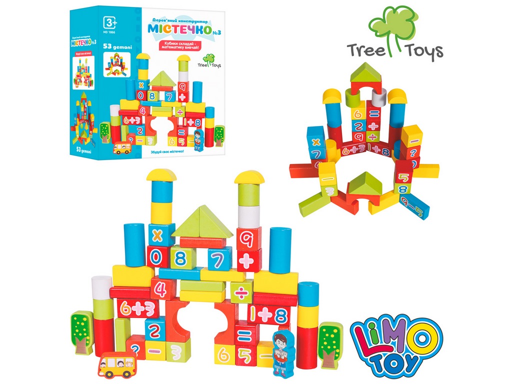 Дерев'яна іграшка Містечко. Tree Toys MD 1866