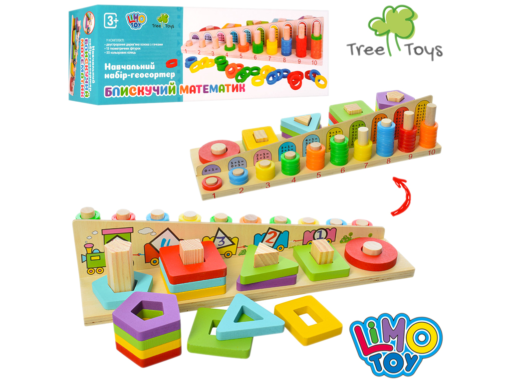 Деревянная игрушка Геометрика. Tree Toys MD 2068
