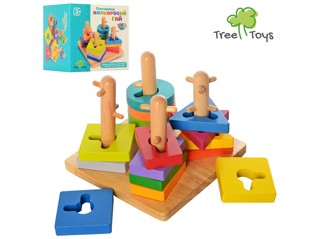Деревянная игрушка Геометрика. Tree Toys MD 2370