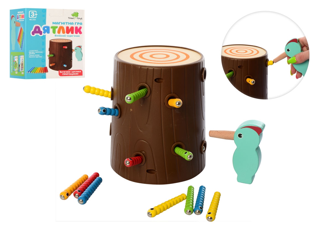 Деревянная игрушка Игра Дятлик. Tree Toys MD 2751