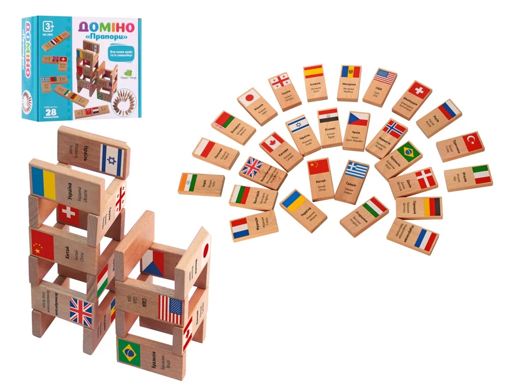 Дерев'яна іграшка Доміно. Tree Toys MD 2895
