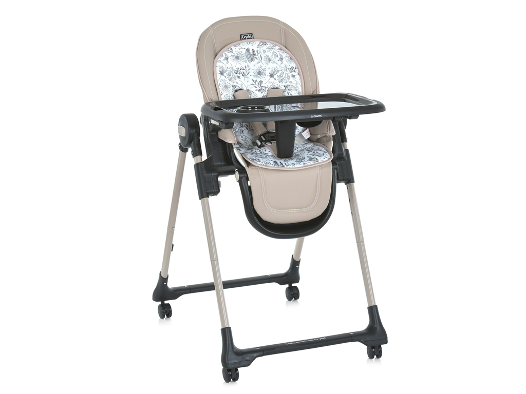 Стульчик для кормления. EL CAMINO ME 1037-B CRYSTAL Beige 