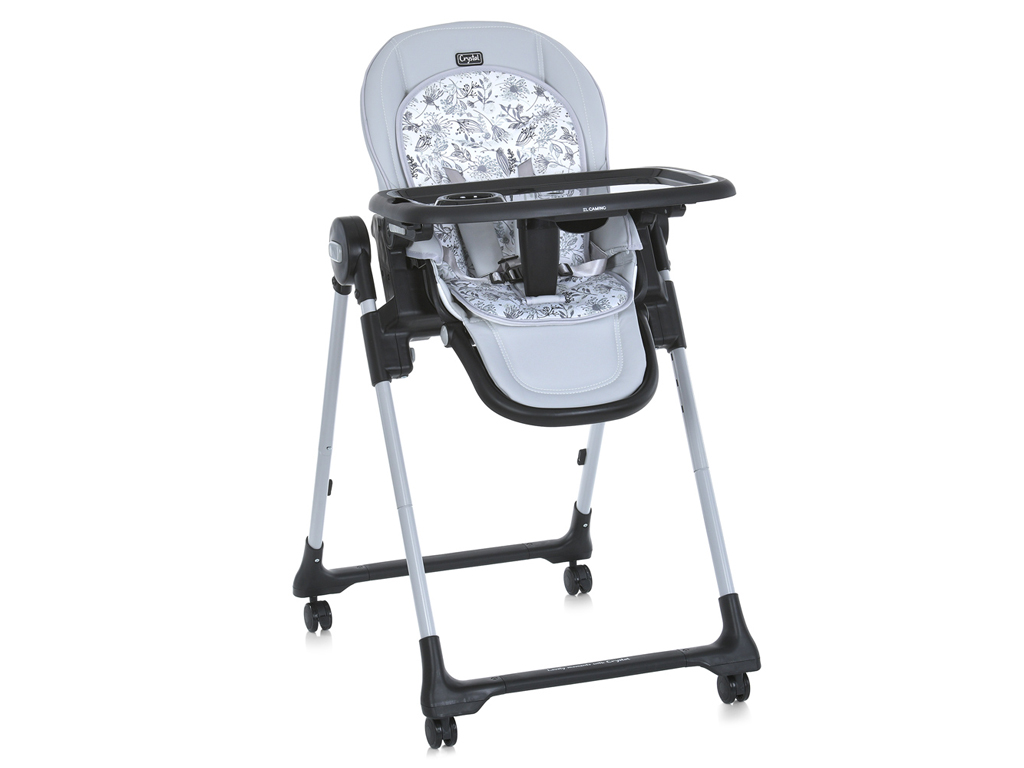 Стільчик для годування. EL CAMINO ME 1037-B CRYSTAL Gray