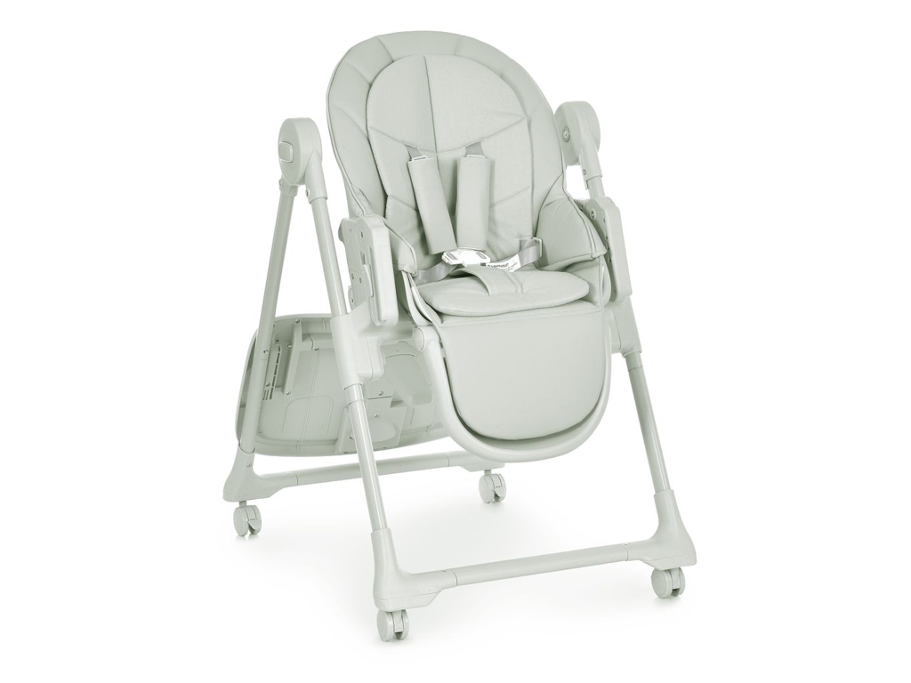Стульчик для кормления El Camino CRYSTAL ME 1037 Nude Green. 5-точечные ремни, вкладыш