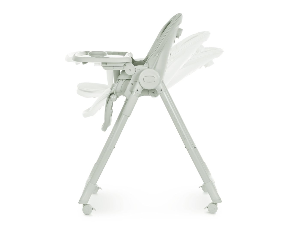 Стульчик для кормления El Camino CRYSTAL ME 1037 Nude Green. 5-точечные ремни, вкладыш