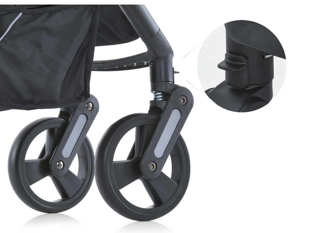 Коляска дитяча прогулянкова. EL CAMINO ME 1053-3 DYNAMIC PRO Charcoal