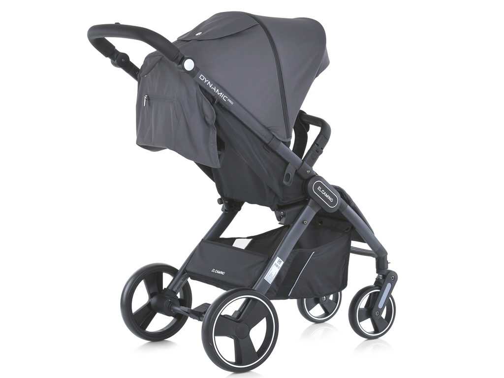 Коляска дитяча прогулянкова. EL CAMINO ME 1053-3 DYNAMIC PRO Charcoal
