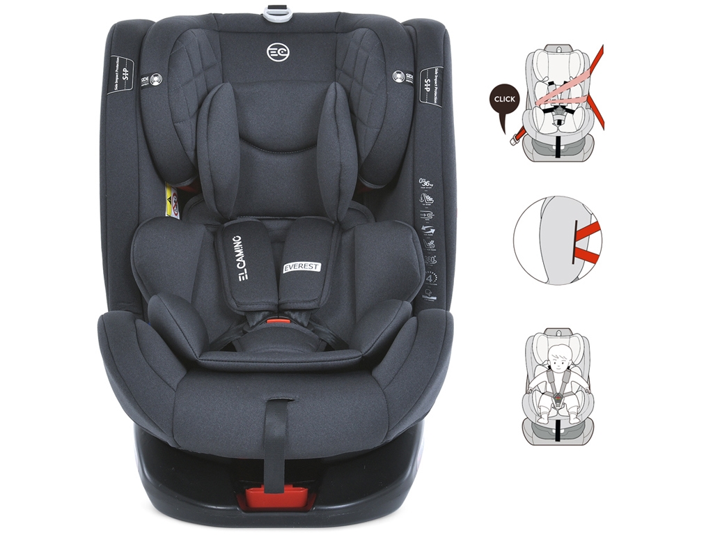 Автокрісло дитяче. EL CAMINO ME 1114 EVEREST Dark Gray