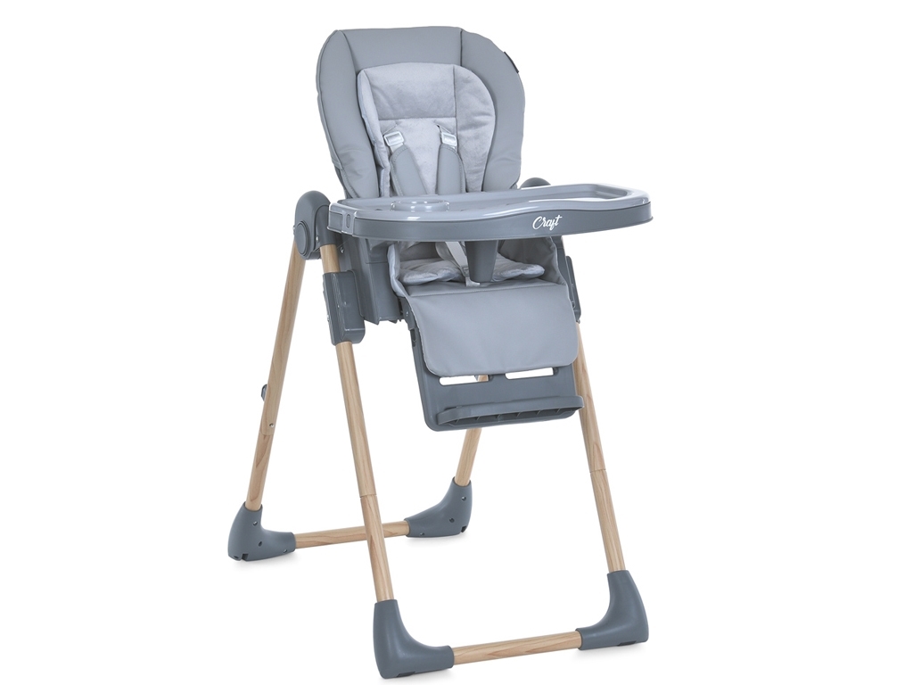 Стільчик для годування. EL CAMINO ME 1115-W CRAFT Gray