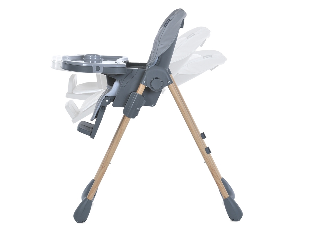 Стільчик для годування. EL CAMINO ME 1115-W CRAFT Gray