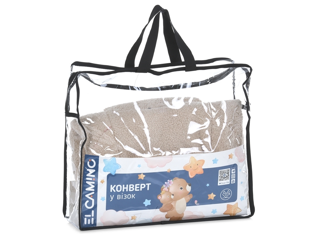 Конверт в коляску дитячу 80х37см. EL CAMINO ME 1132 Footmuff Teddy Bear