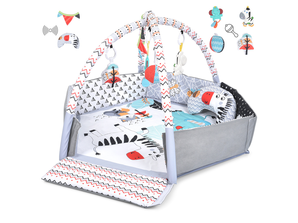 Килимок для немовляти 2в1. EL CAMINO ME 1171 Gray