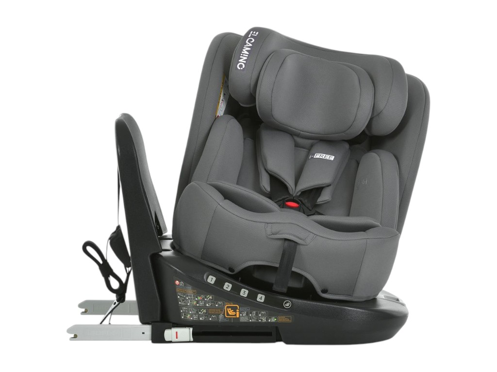 Автокрісло, ME 1187 i-FREE Shadow Gray, поворотне, isofix, El Camino