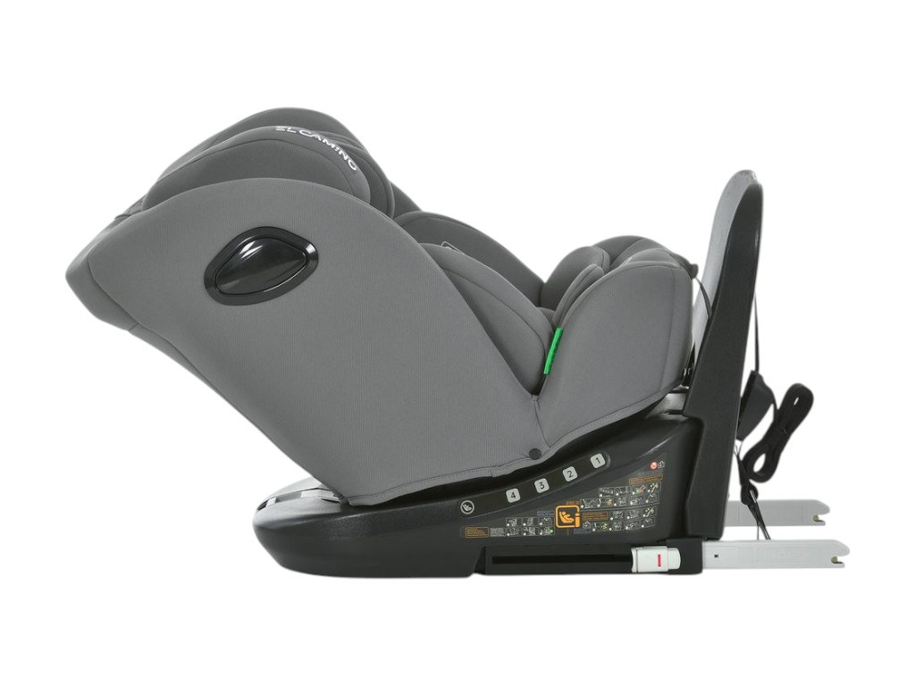 Автокрісло, ME 1187 i-FREE Shadow Gray, поворотне, isofix, El Camino