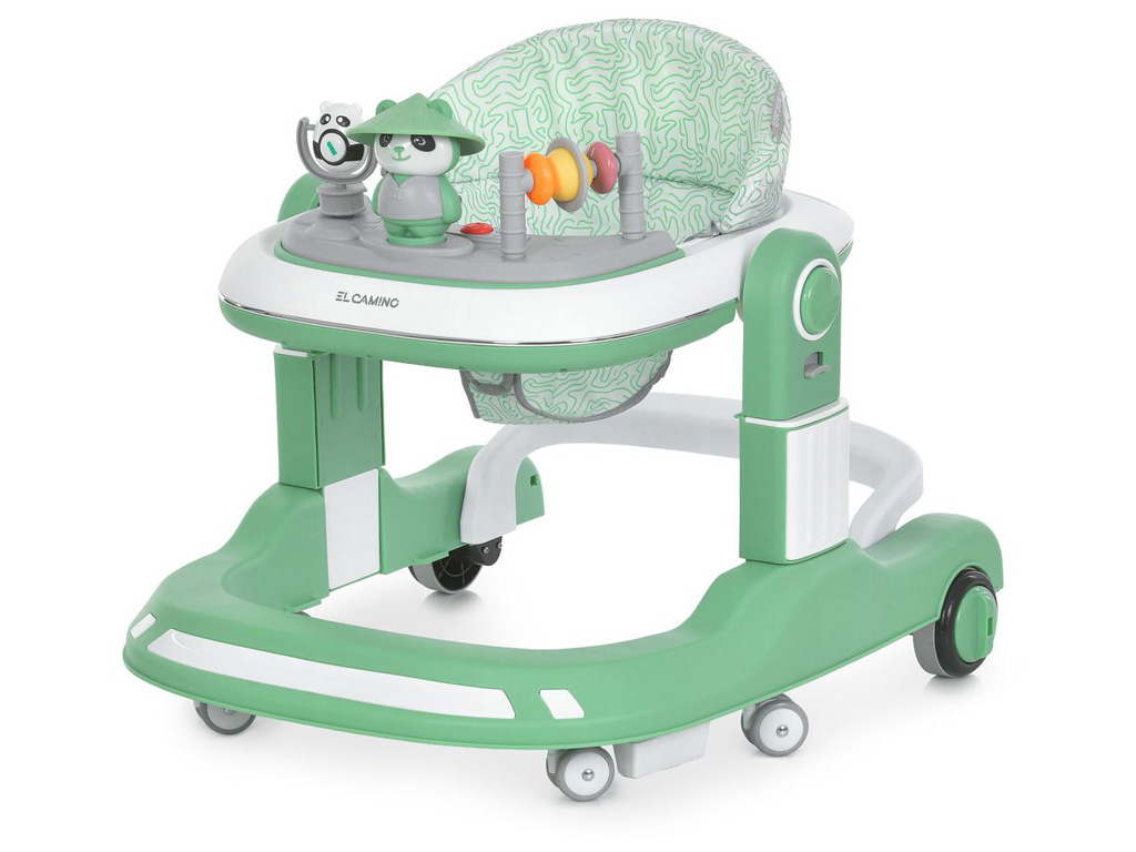 Ходунки 2 в 1 ME 1200 URSA Green, пушер, музика, світло, зелений