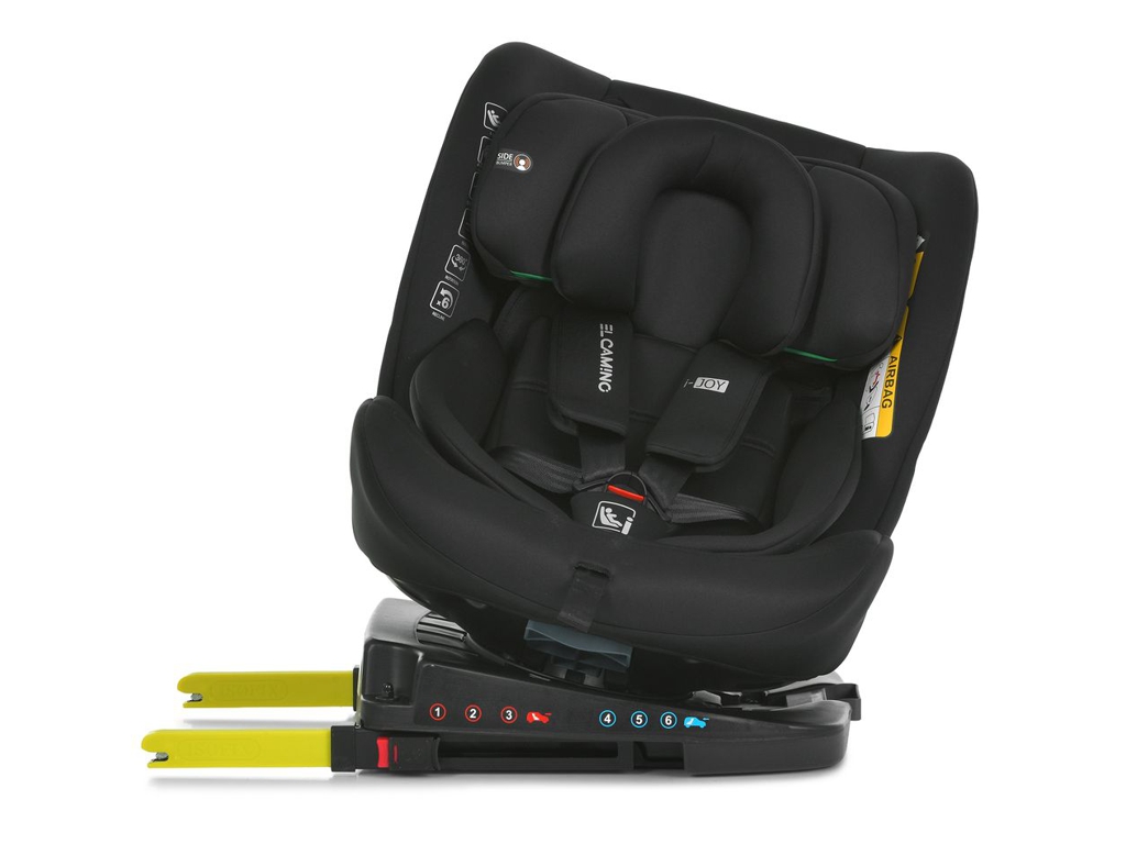 Автокрісло El Camino i-JOY ME 1205 Black i-SIZE R129, Top Tether, Isofix