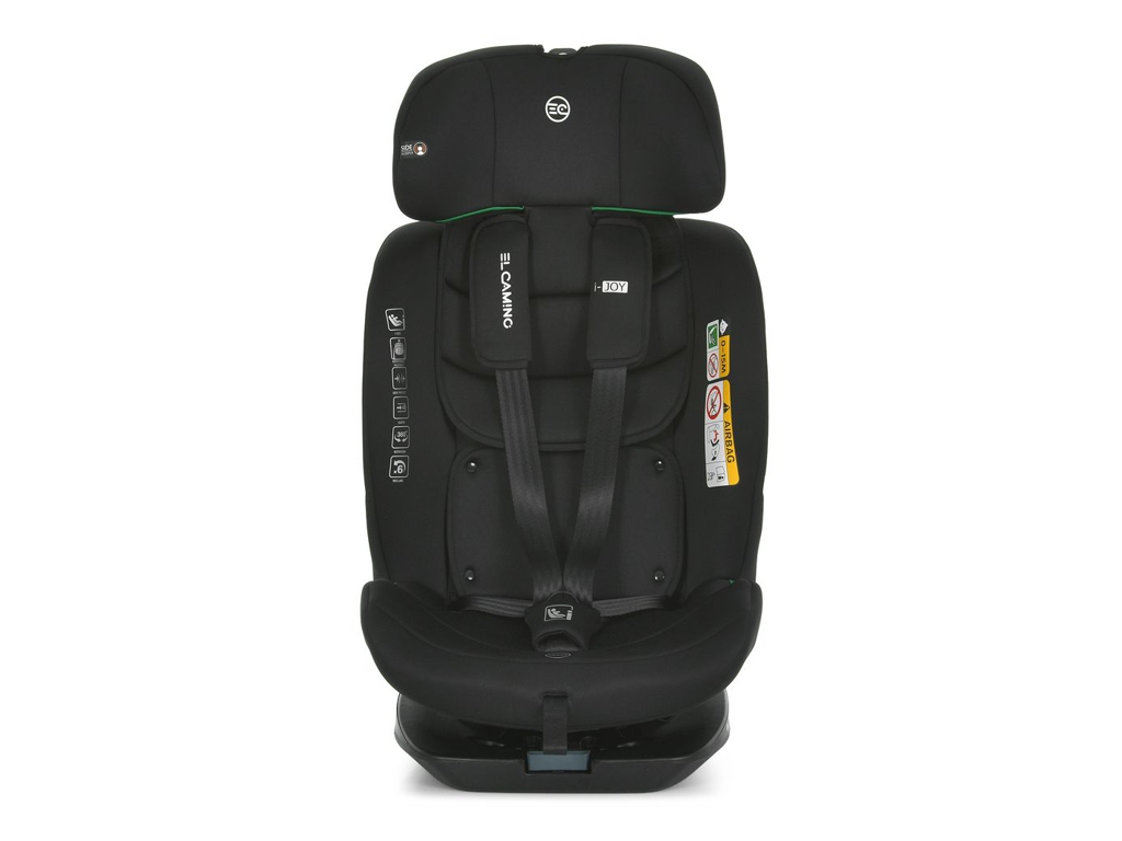 Автокрісло El Camino i-JOY ME 1205 Black i-SIZE R129, Top Tether, Isofix