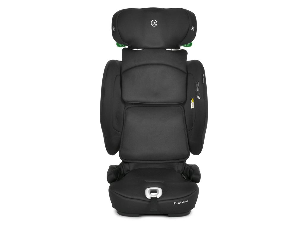 Автокрісло дитяче El Camino i-PRO ME 1234 Black, 76-150 см,  ISOFIX, Top Tether, чорний