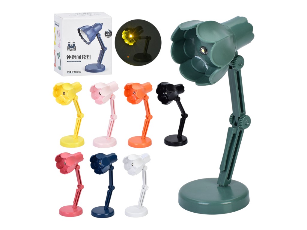 Лампа настільна-квітка MK 5659, 11 см, на батарейках, 8 кольорів (ціна за 1шт.)