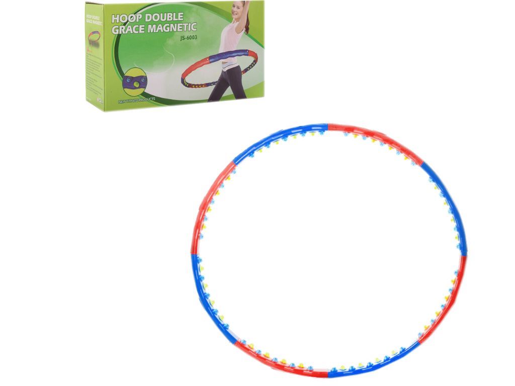 Обруч массажный разборный MS 0455-1, 108 см, с магнитами, BabyToys