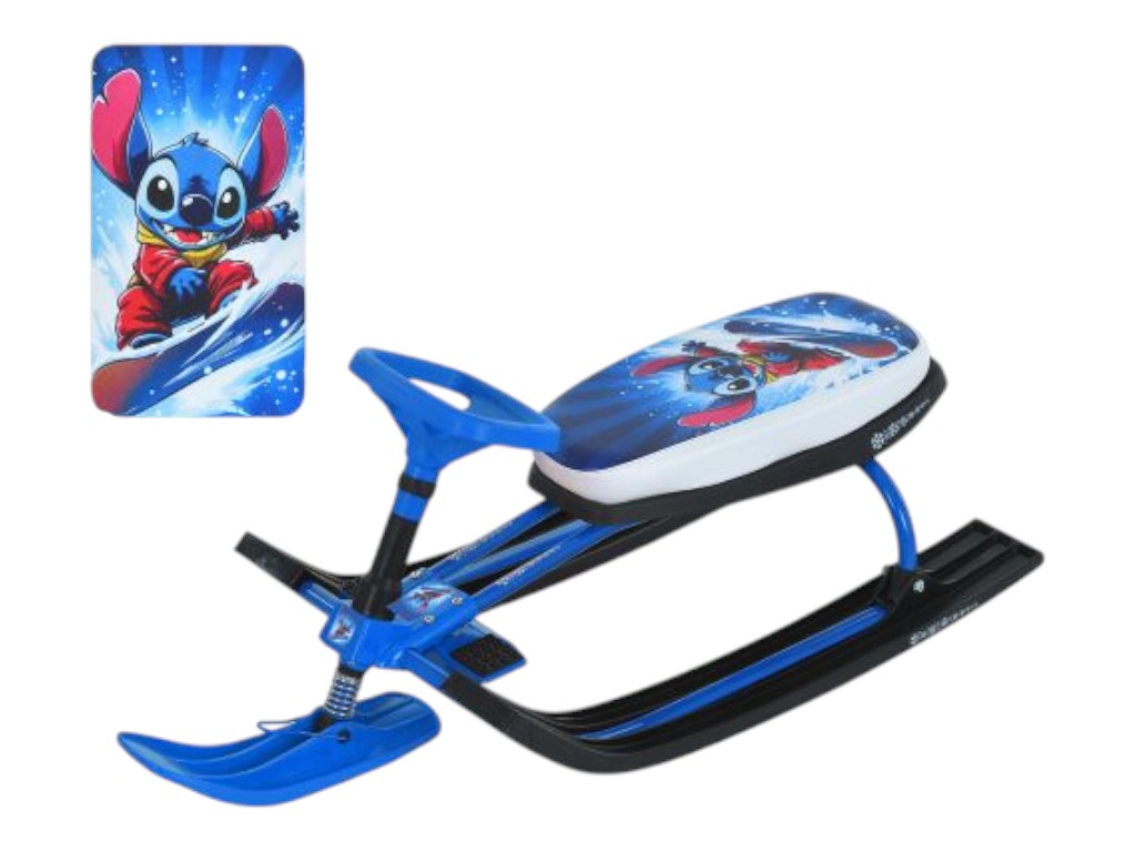 Снігокат Lilo and Stitch MS 1778-8, низька рама, м'ке сидіння