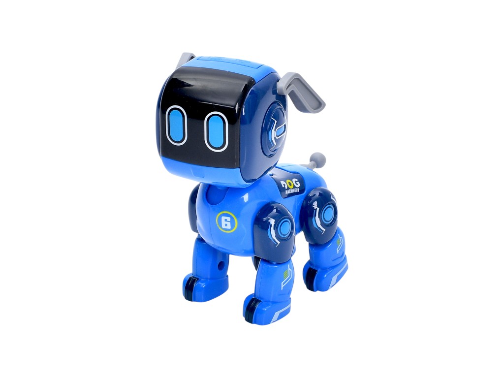 Игрушка интерактивная собака Robot Dog MY66-J1209, 11,5 см, светится и воспроизводит звук