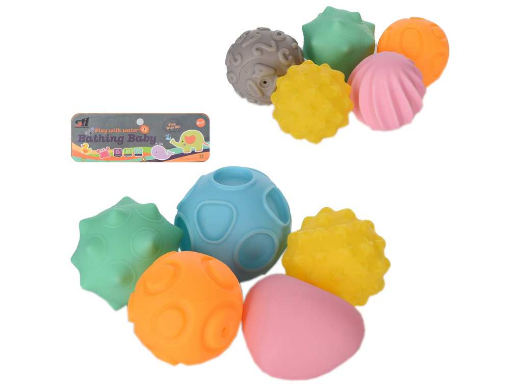 Іграшка для купання М'ячик-бризгалка. Seng Da Hong Toys SDH168-22-26