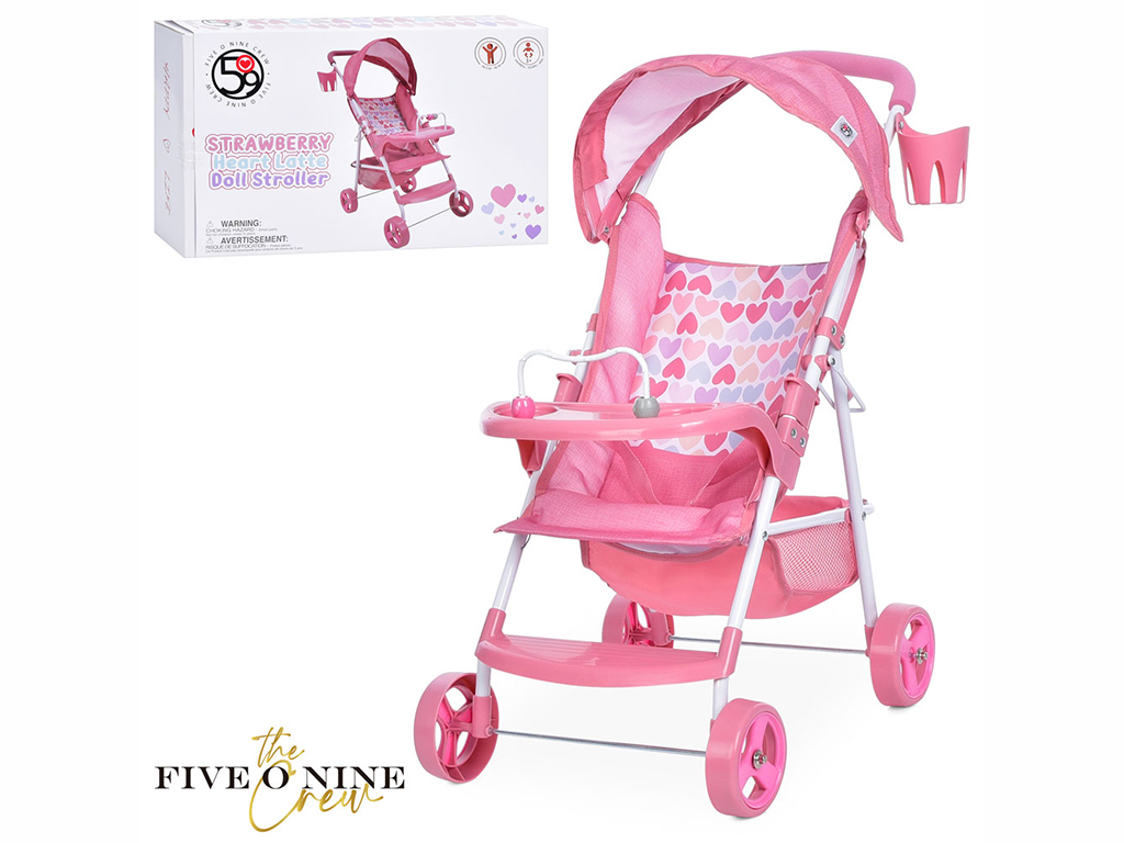 Коляска для кукол прогулочная металлическая. FiVEoNiNE T715022