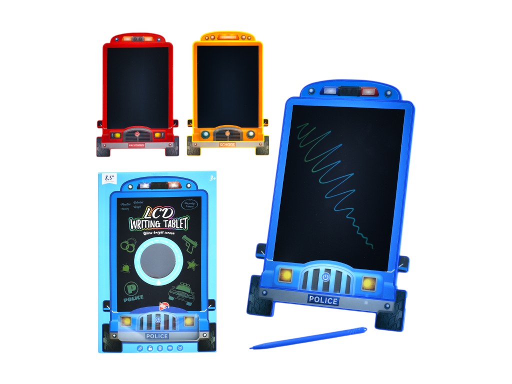 Дошка для малювання LCD Транспорт, екран 8,5 дюймів, 3 види (ціна за 1шт)