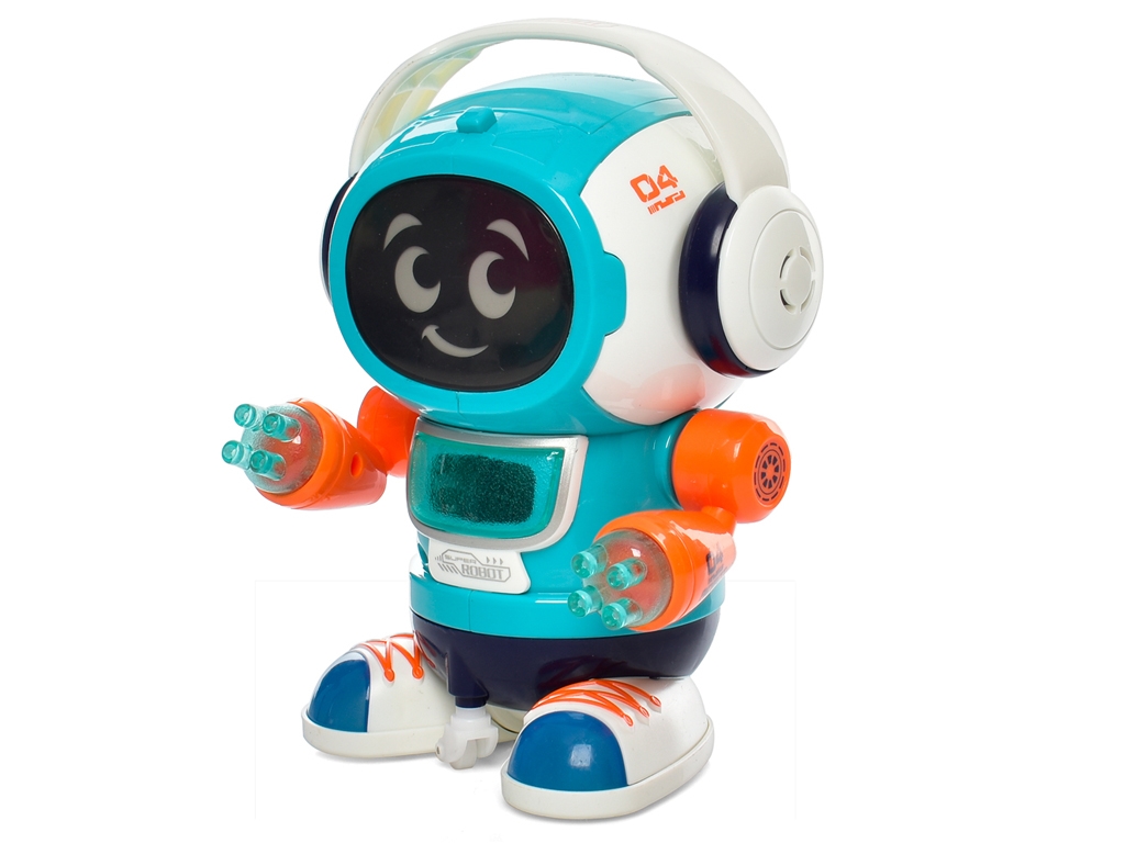 Игрушка робот танцующий ZR156-3, 16 см, музыка и свет, Dancing Robot