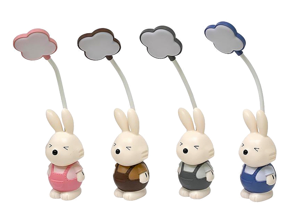 Лампа настільна USB micro Ведмедик та зайчик, 2205, з гнучкою ніжкою