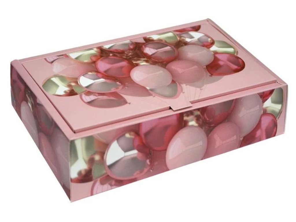 Коробка подарункова розкладна Кульки H808-1S, 14×25×6,5 см, для пакування подарунків