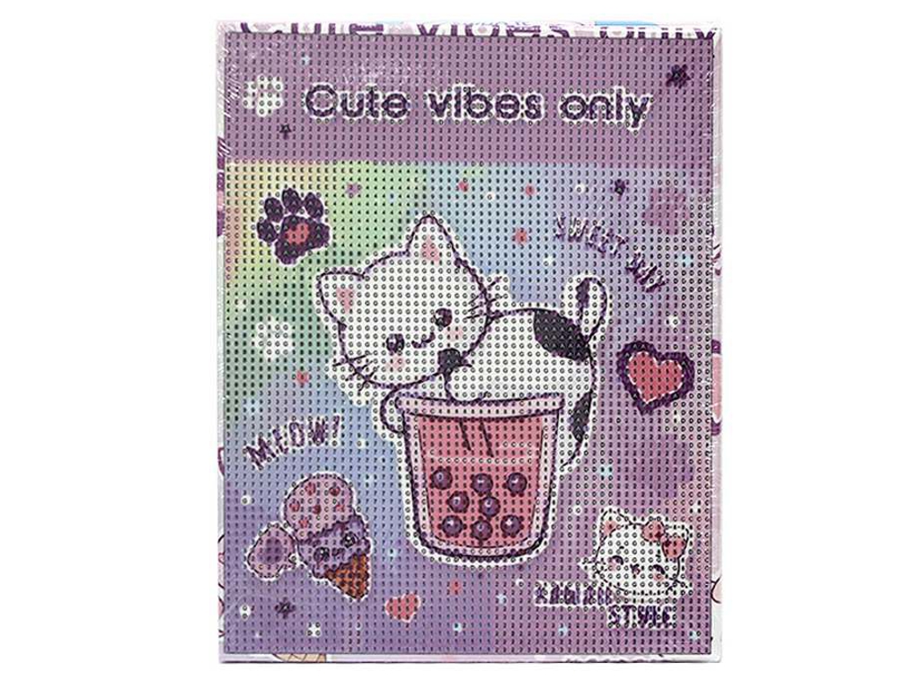 Алмазна мозаїка Kidis Кошеня, 20×25 см, на полотні