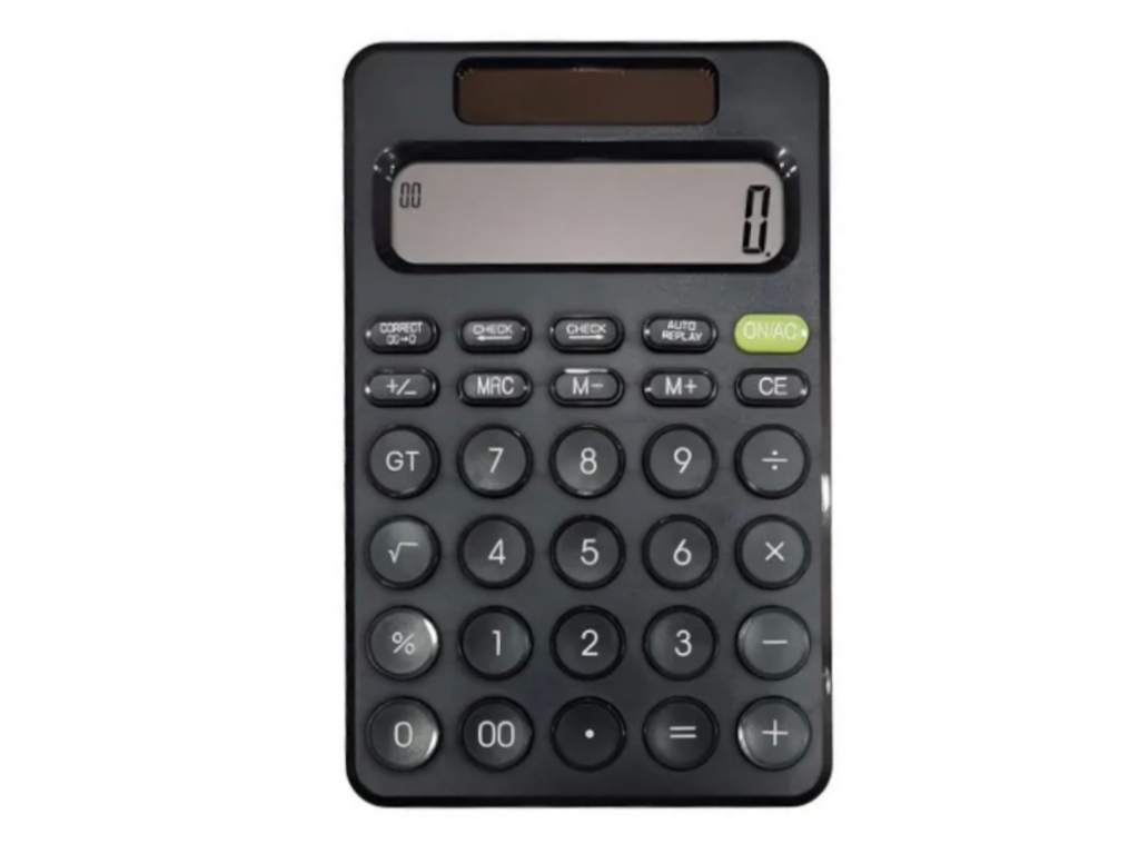 Калькулятор RZ806B, 12 разрядов, 16х10 см, микс цветов