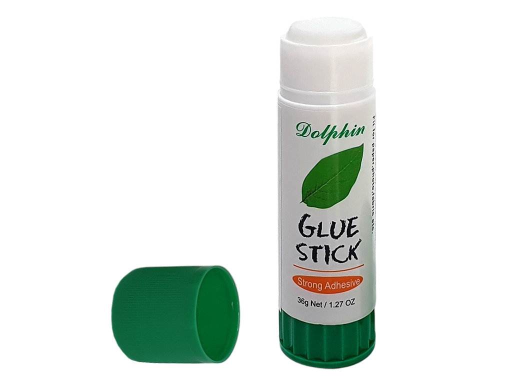 Клей-карандаш PVA Dolphin 36 грамм, YE5101 (цена за 1 шт)