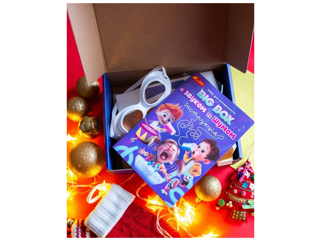 Набор для экспериментов опыта звука Big Box со звуком и шумом, 8+, Ranok Creative