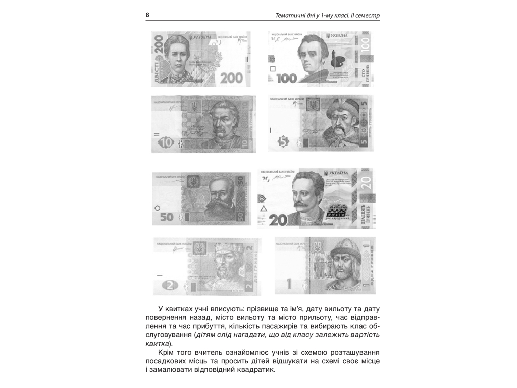 Посібник "Тематичні дні у 1 класі II семестр", НУШ, Н. А. Жиганюк, О. В. Кирилова, Основа