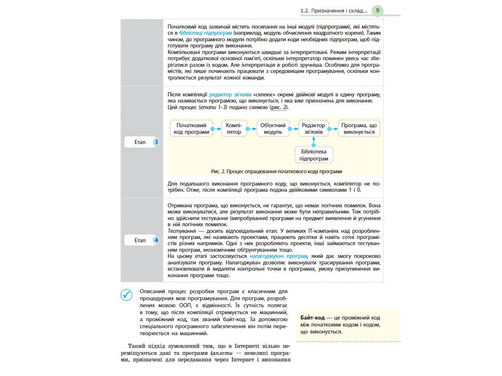 Підручник "Інформатика", 10 клас профільний рівень, В. Потієнко, Н. Речич, Ранок