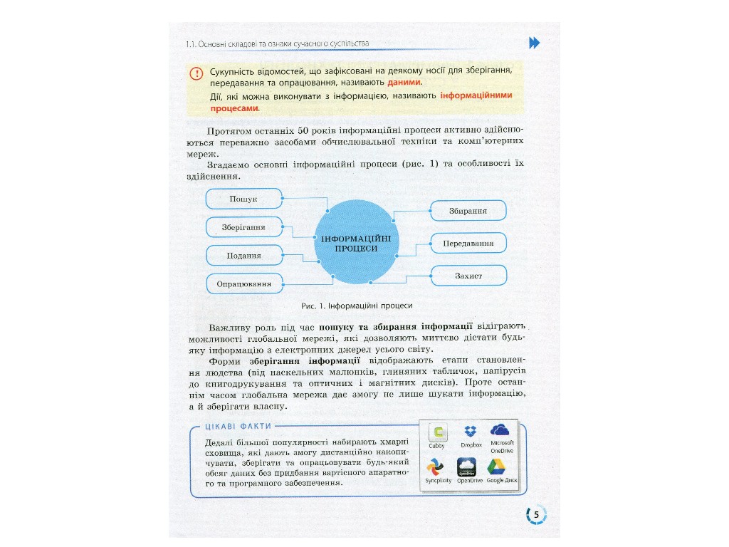 Підручник "Інформатика", 10-11 клас стандарт, В. Потієнко, Н. Речич, Ранок