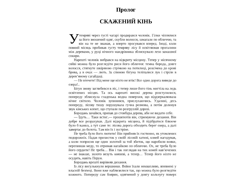 Сучасна проза України, Бурштин, Фабула